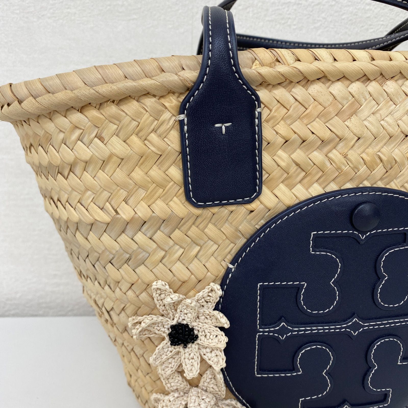 トリーバーチカゴバッグ ✨美品✨ TORY BURCH トリーバーチ カゴバッグ ハンドバッグ