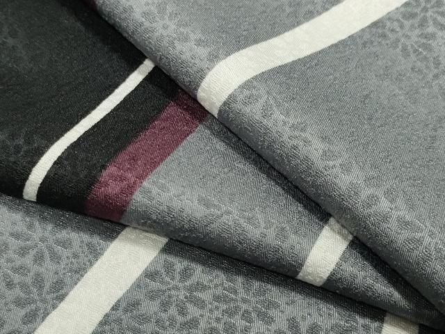 平和屋着物▽小紋 単衣 立涌花文 洗える着物 CAAV8897gh - メルカリ