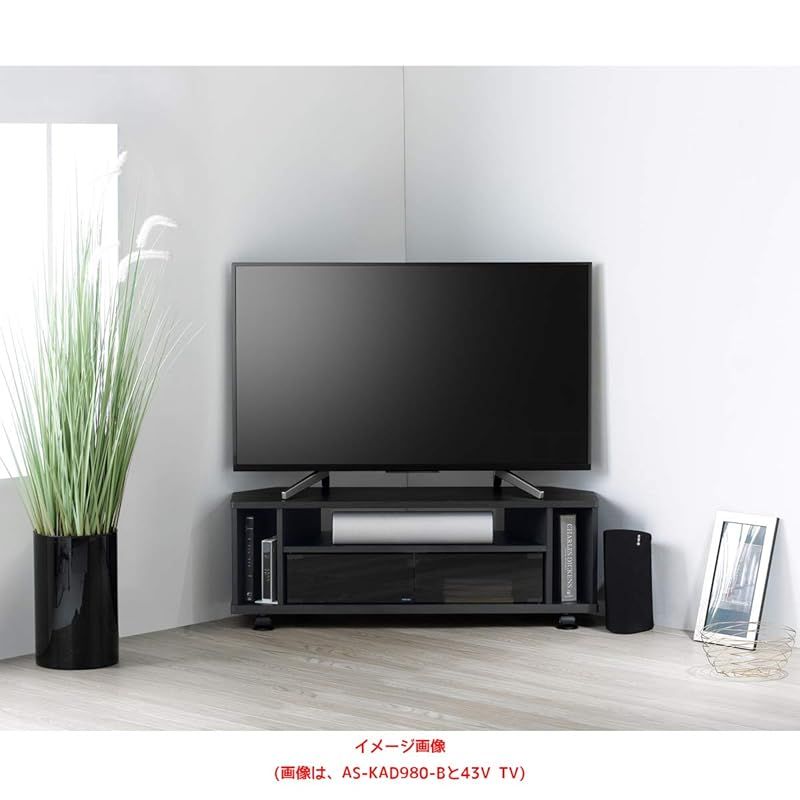 朝日木材加工 ベスト テレビ台 KAD style 52型 幅120㎝ ブラック