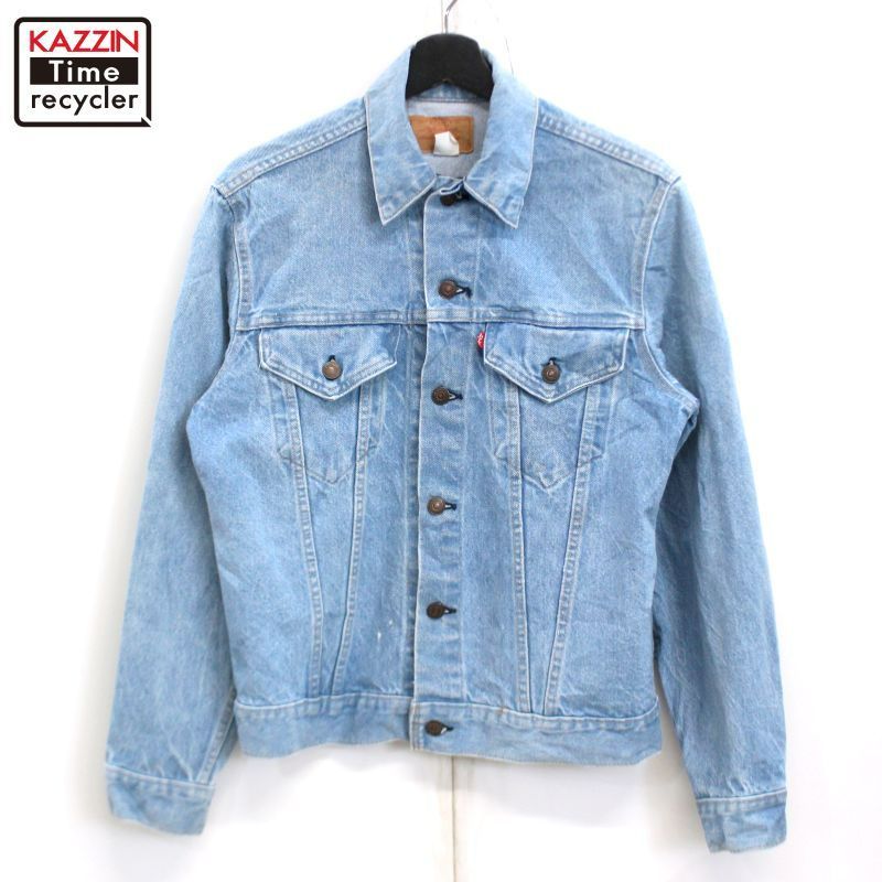 80s USA製 vintage Levi's 70505 デニムジャケット メンズ 表記