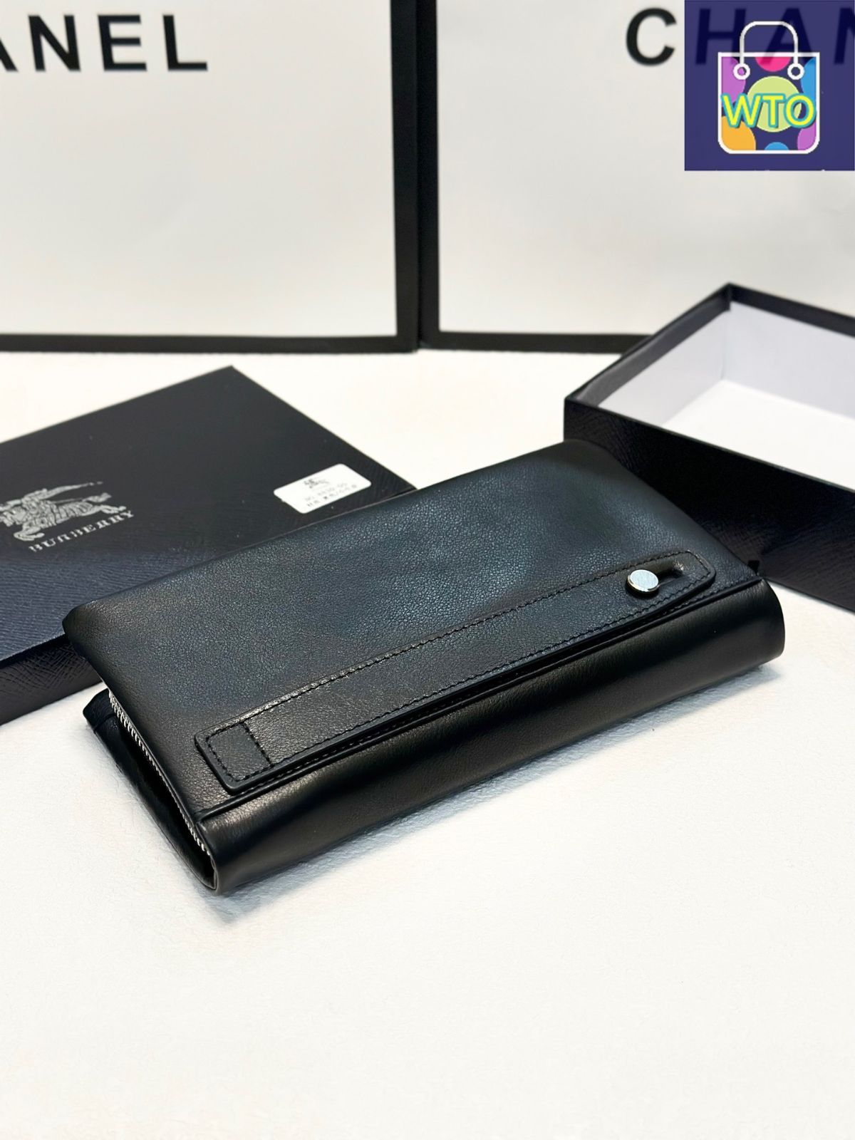 本日限定特価】バーバリー メンズ レザー ハンドバッグ 21×11cm