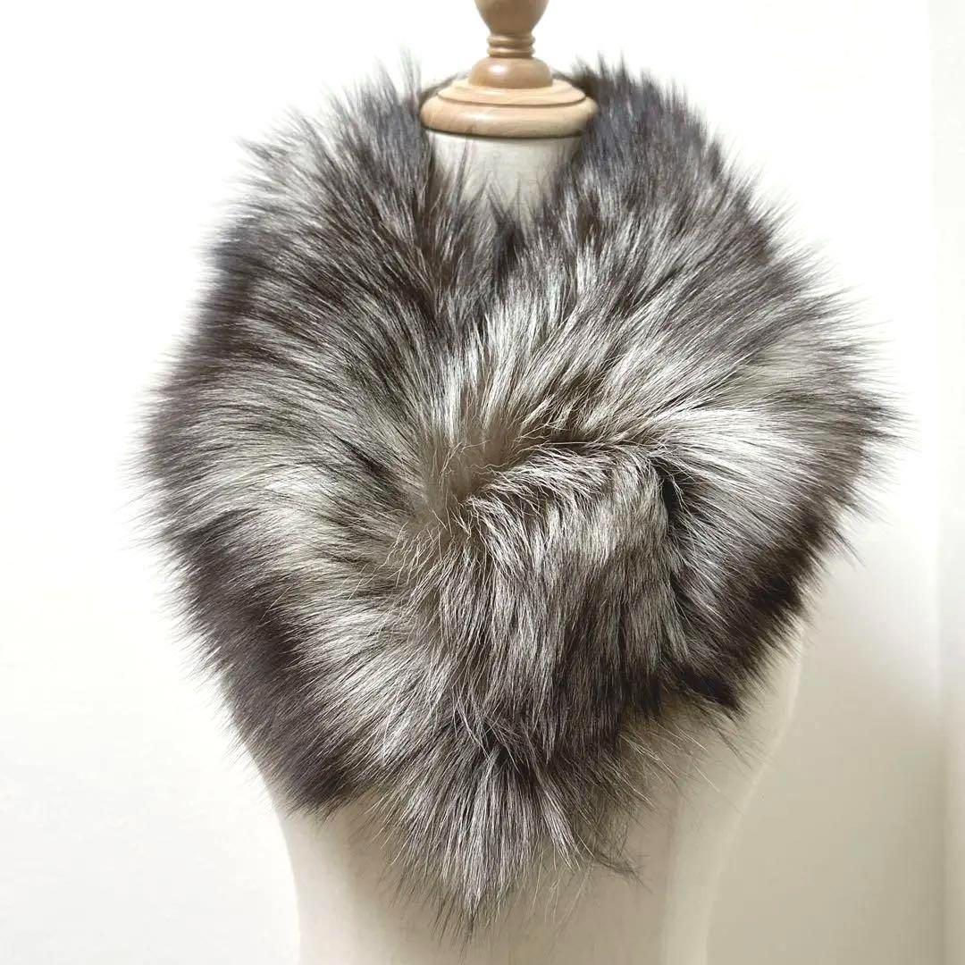 fox毛皮　美品 極美品 SAGA FOX サガフォックス 毛皮 マフラー ストール リアル