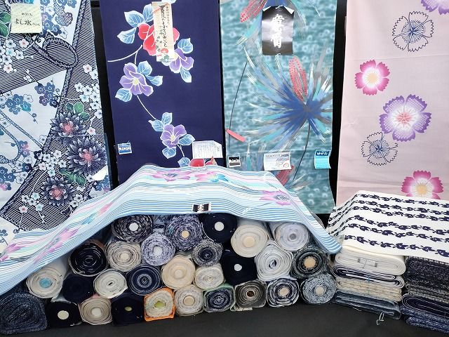平和屋本店 浴衣反物 まとめて 45点 花柄 山本寛斎 綿絽 千代染ゆかた よし水ゆかた 小池屋ゆかた 夏のふるさと など 全て ppp1868