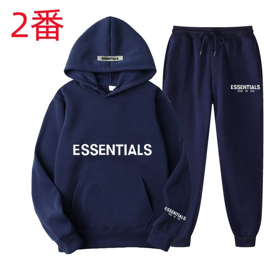 ESSENTIALS エッセンシャルズ セットアップ パーカー ボトムス 2点セット 男女兼用 9色選択可能 - メルカリ