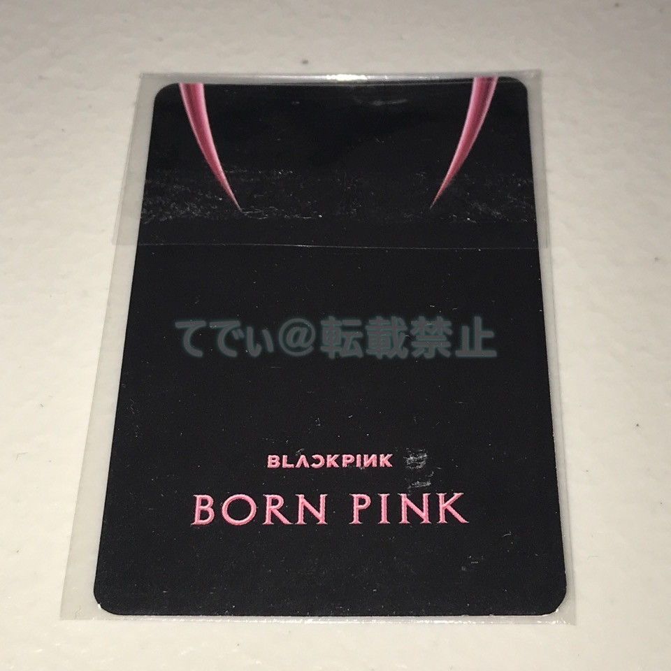専用>BLACKPINK ジス 直筆サイン「BORN PINK」購入特典カード - てでぃ
