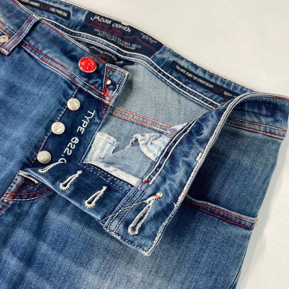 JACOB COHEN ヤコブコーエン J622 COMF デニムパンツ ネイビー系 JACOB COHEN ヤコブコーエン J622 COMF デニムパンツ ネイビー系