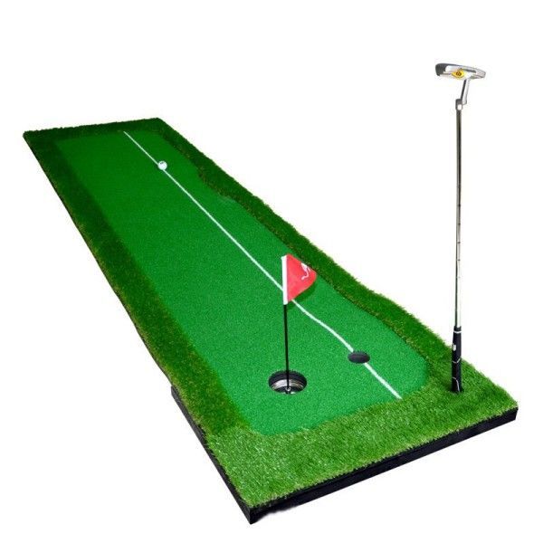 ゴルフパターマット 3m ゴルフ パター 練習 マット ゴルフマット パッティング パター練習 ラフ 大型 厚手 室内 屋外 アプローチ 人工芝 300×58cm