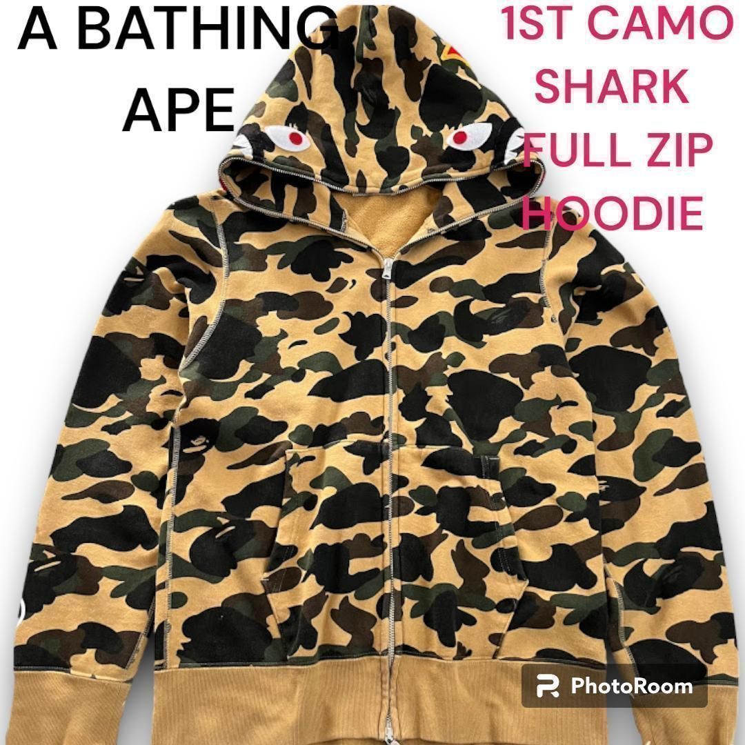 A BATHING APE アベイシングエイプ ファーストカモ シャーク