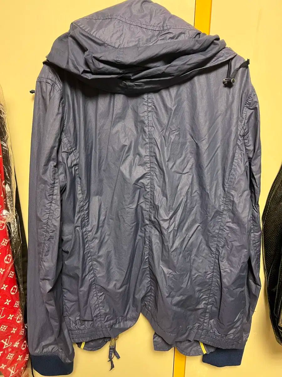 DSQUARED ディースクエアード ネイビー フード ウインドブレーカー ブルゾン