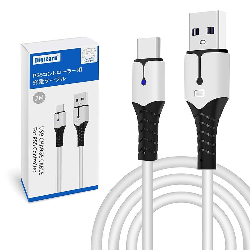 PS5 コントローラー 充電ケーブル 2M Switch本体/Switchコントローラー 