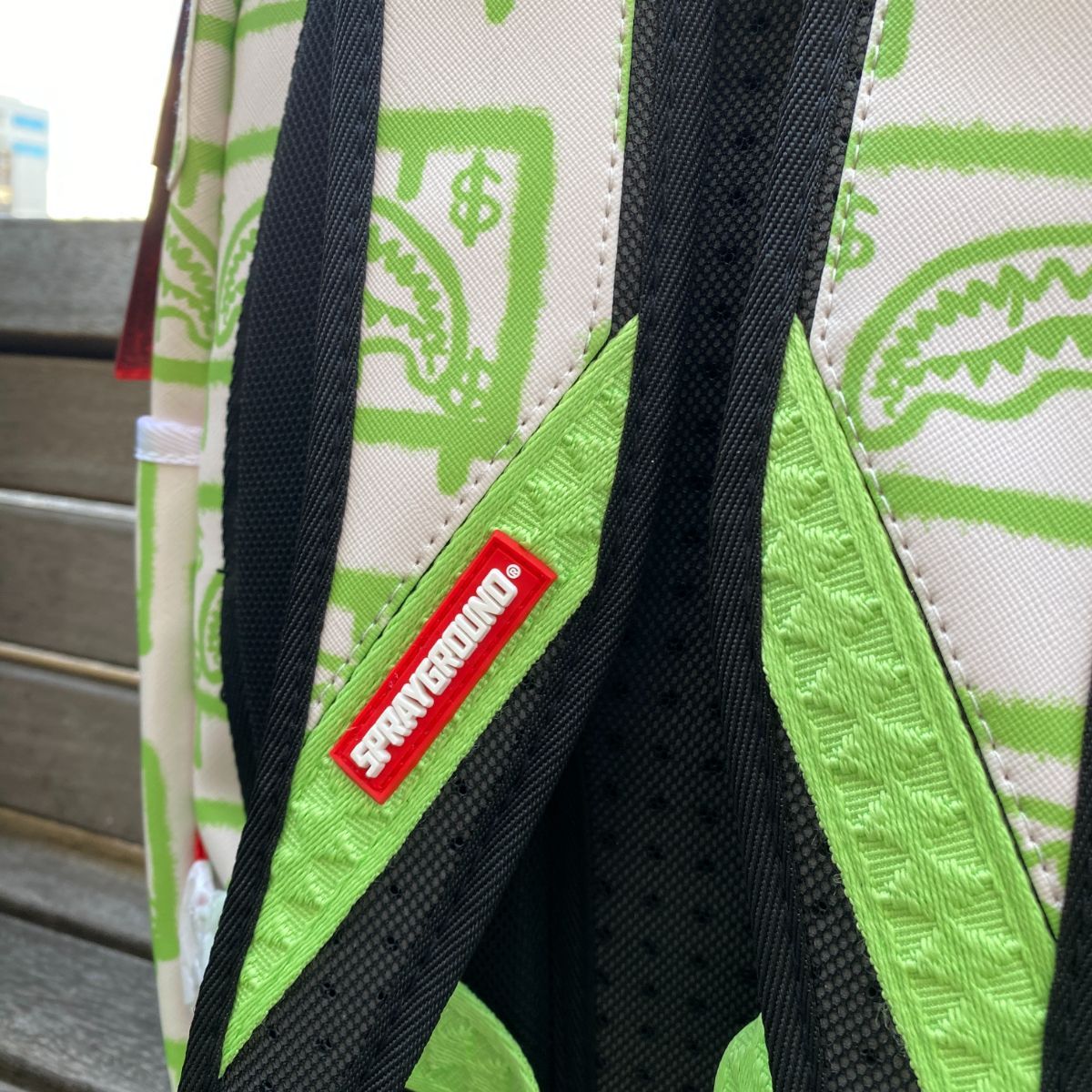 限定 SPRAYGROUND スプレイグラウンド 総柄 MONEY BITE バックパック 