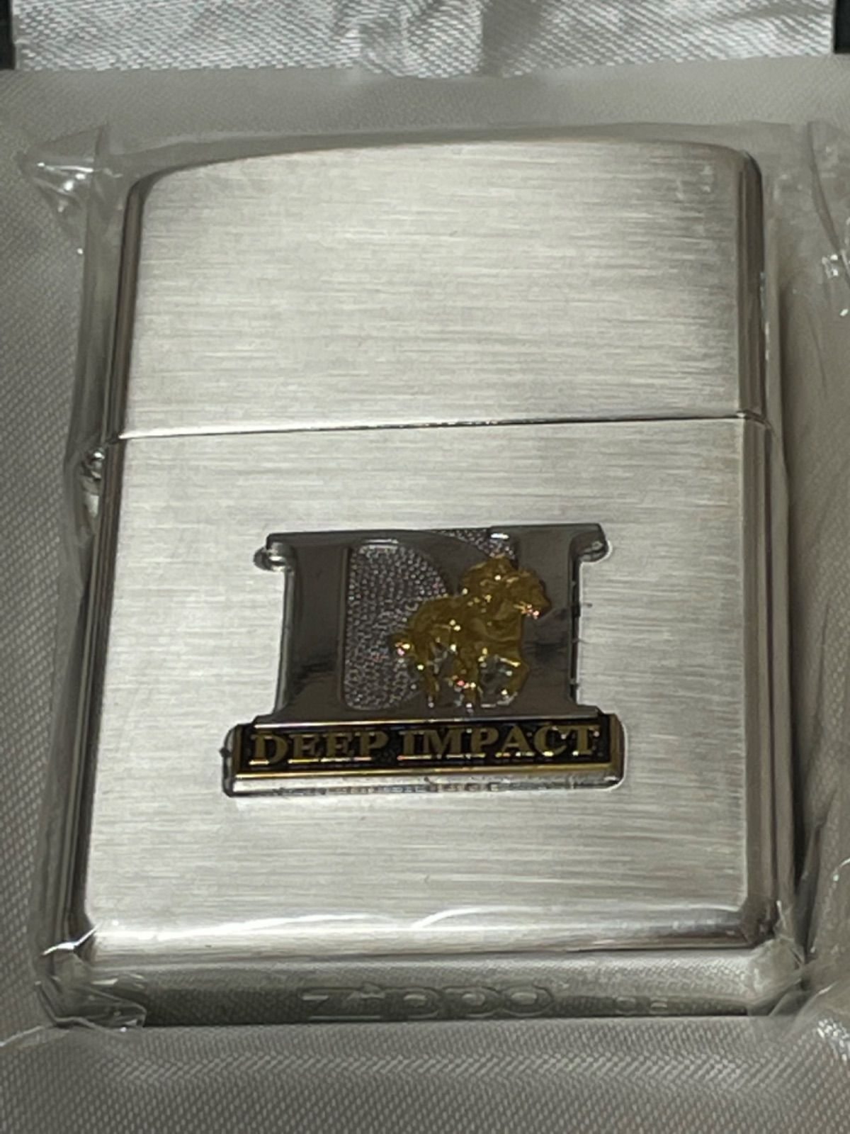 zippo ディープインパクト 金 銀 メタル 立体メタル 2006年製 - E.Z