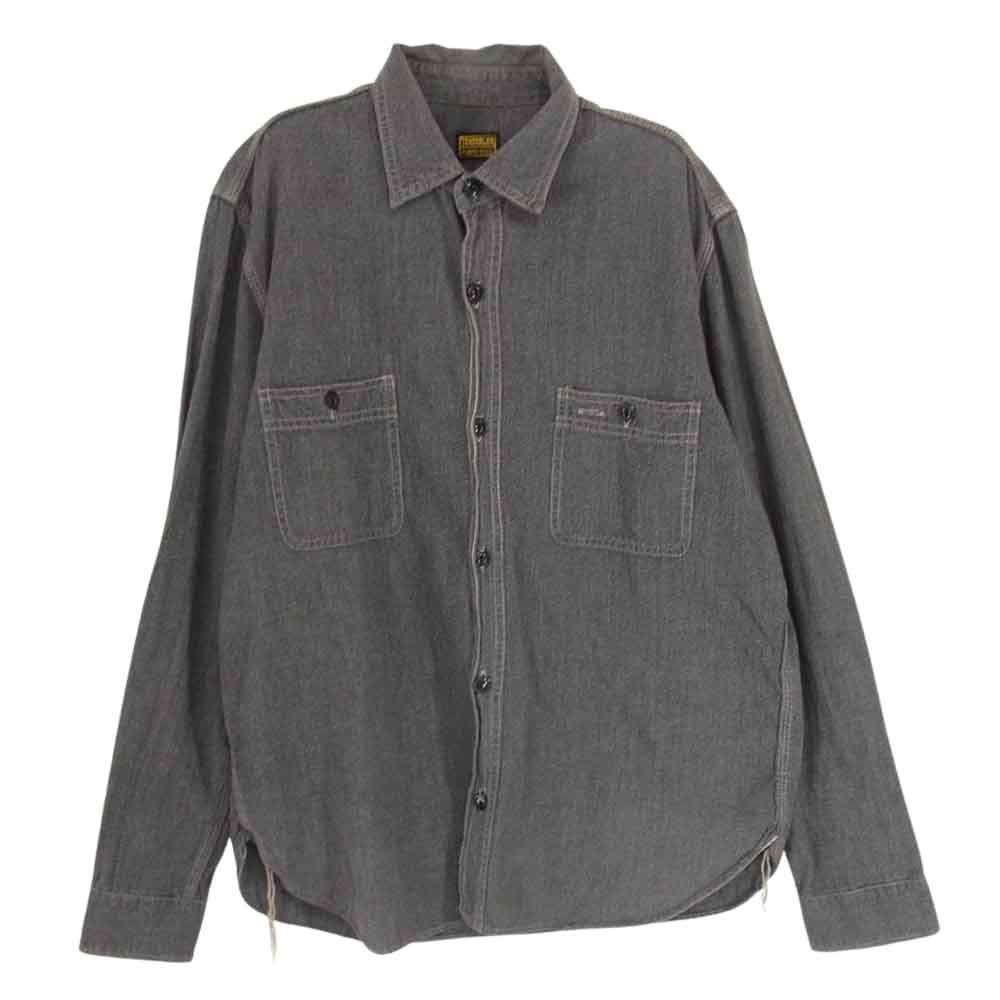 テンダーロイン tenderloin シャンブレーシャツブラックXL