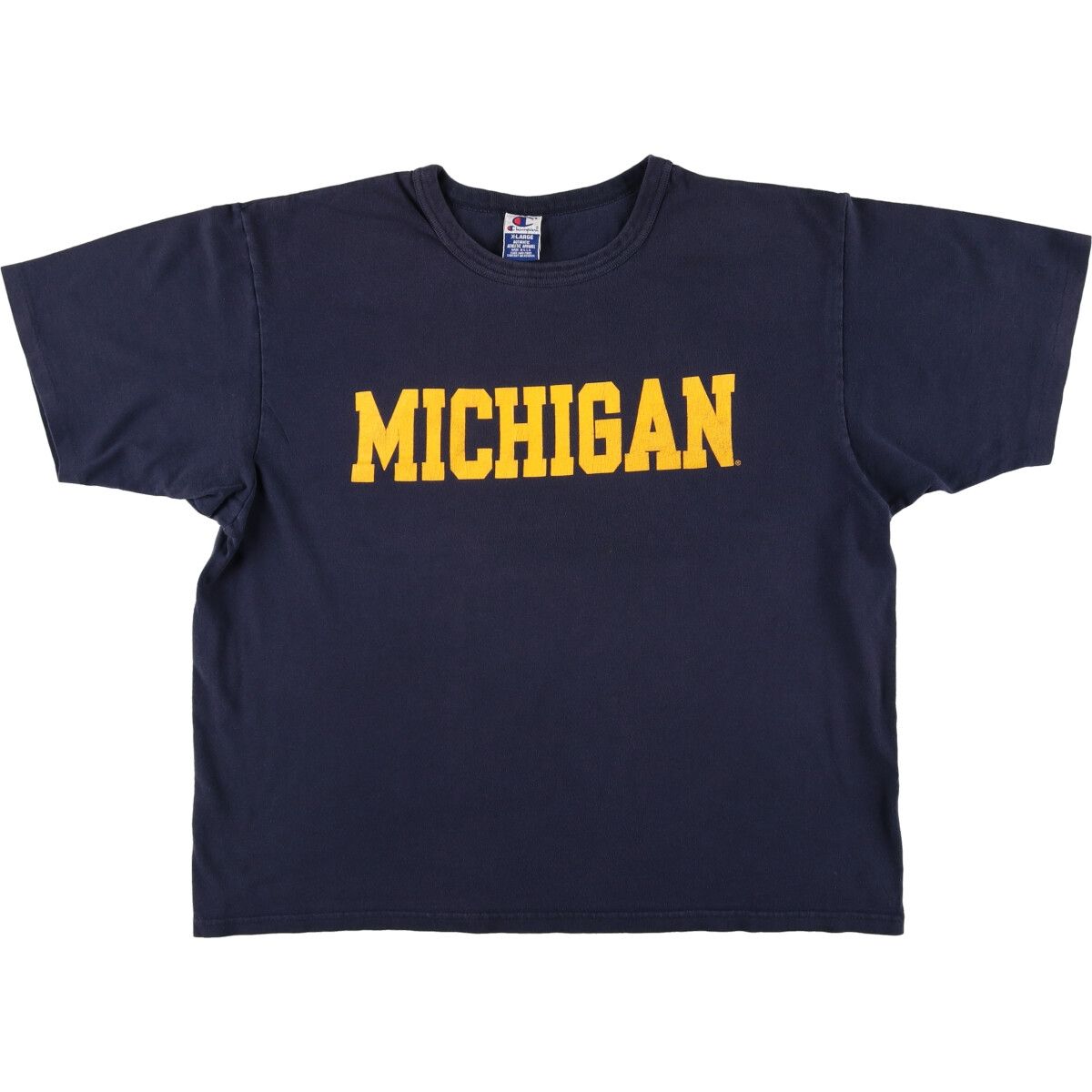 古着 90年代 チャンピオン Champion MICHIGAN ミシガン大学 カレッジTシャツ USA製 メンズXL相当 ヴィンテージ/eaa471836
