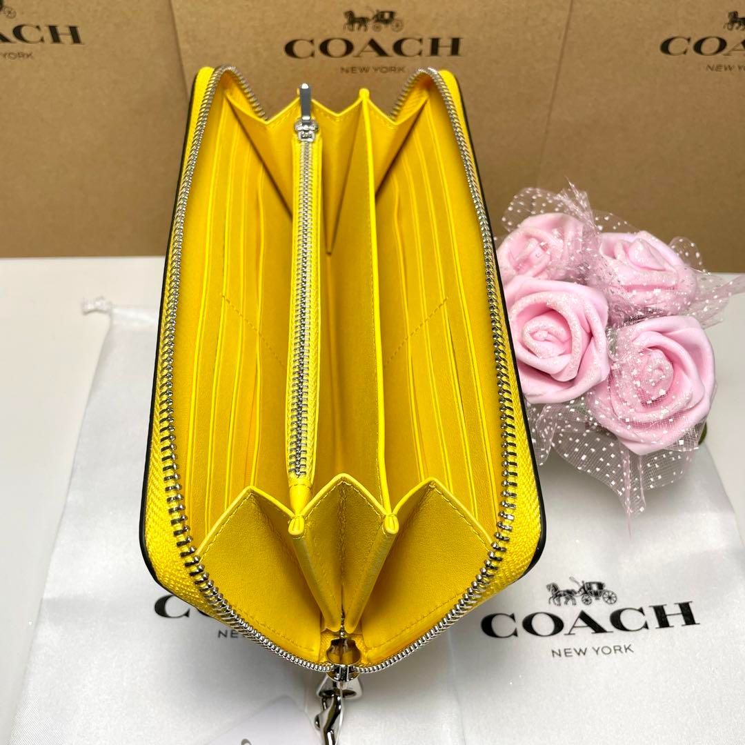 新品未使用 COACH 長財布 大人気色 ホースアンドキャリッジ - エリココ