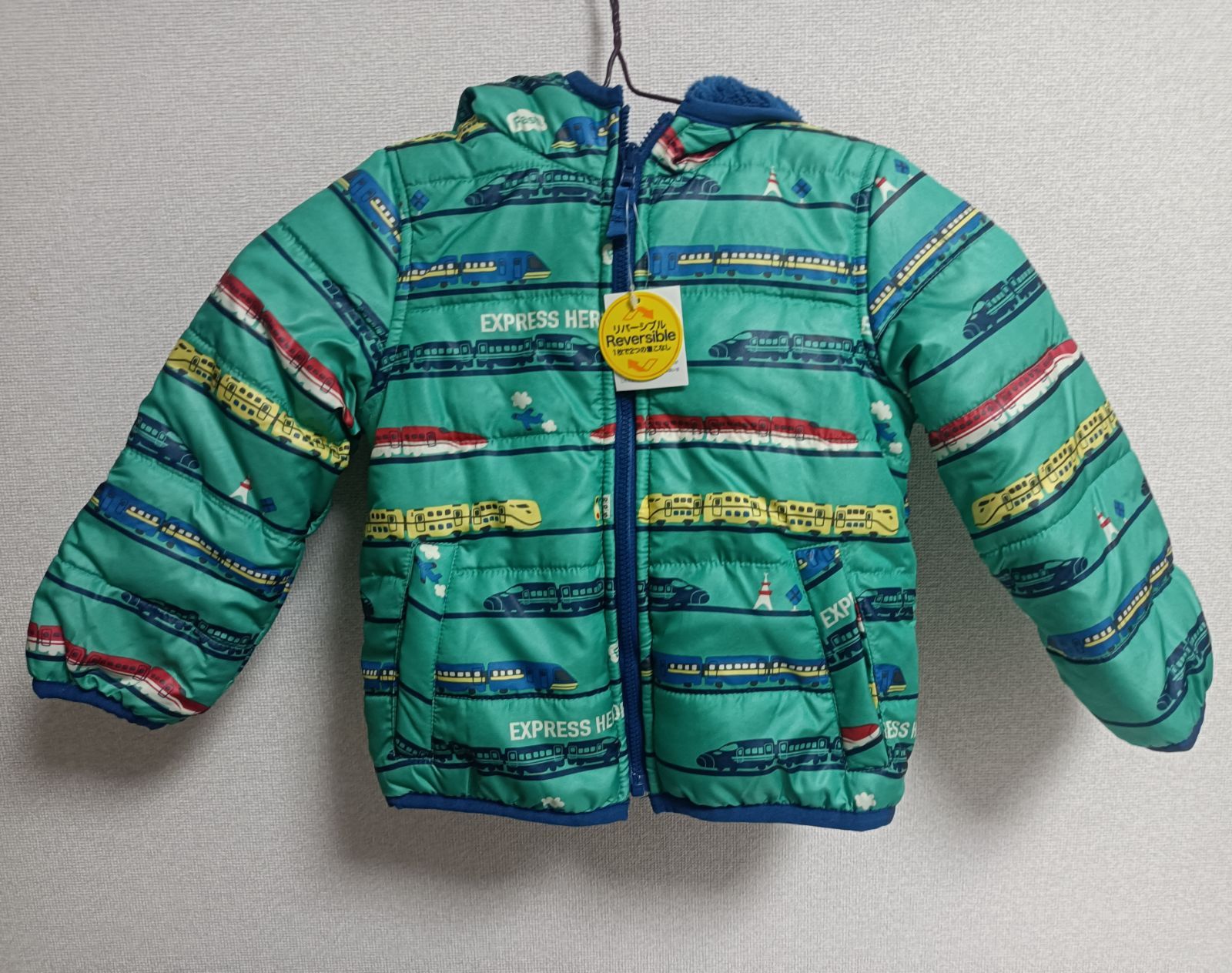 マザウェイズ リバーシブル アウター 新品 未使用 タグ付き 120 マザウェイズ リバーシブル　アウター　120