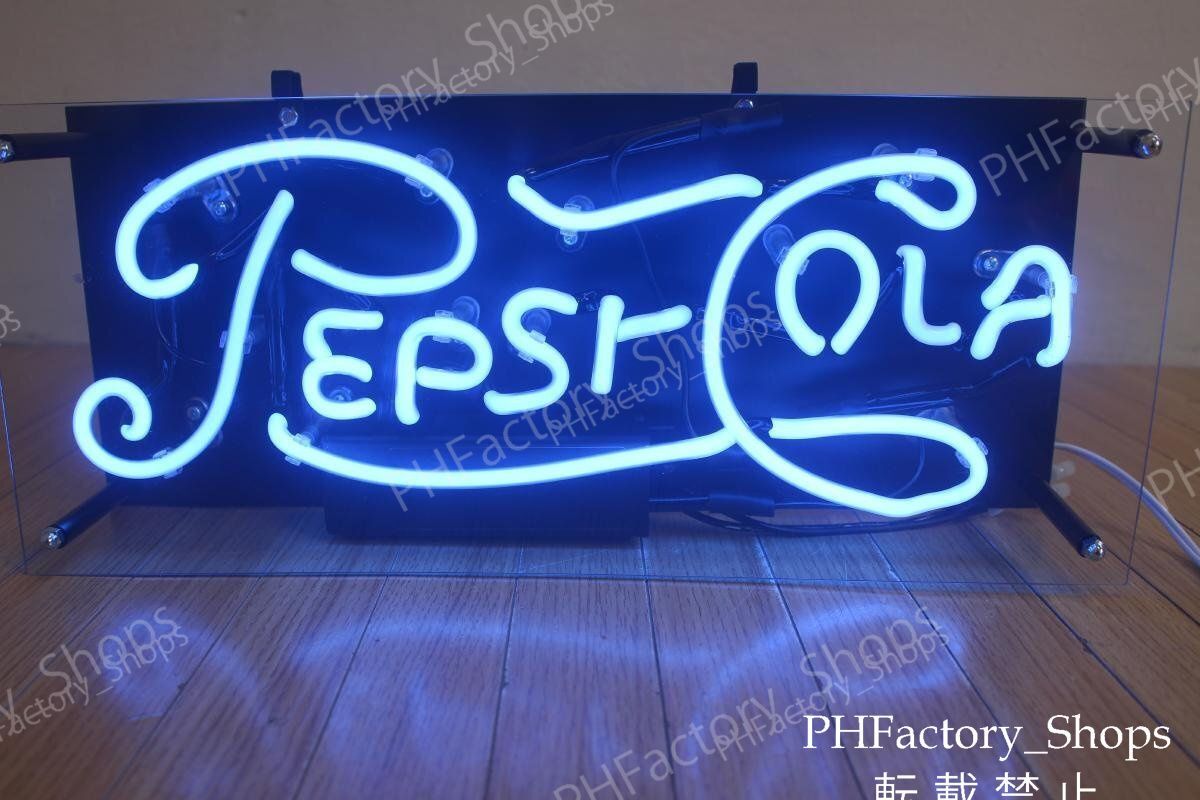 ペプシコーラ Pepsi ネオンクロック ネオン時計 Coca Cola（コカコーラ） ネオンクロック 掛時計 LEDライト グリーン