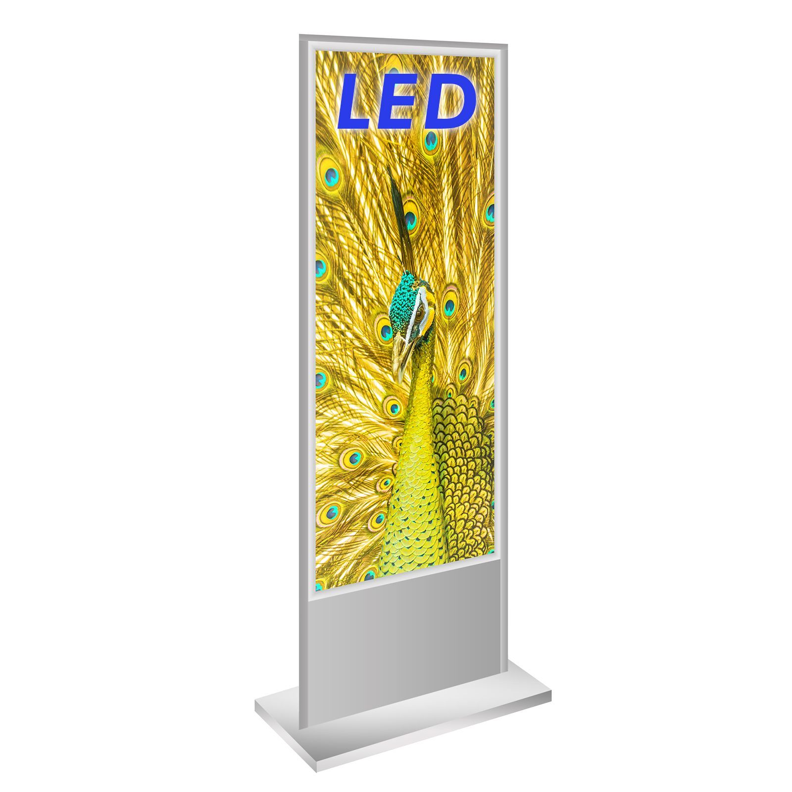 LEDパネル LED看板 両面広告 テナント向け 新古品 展示会で使用歴あり 全高１６４ｍｍ