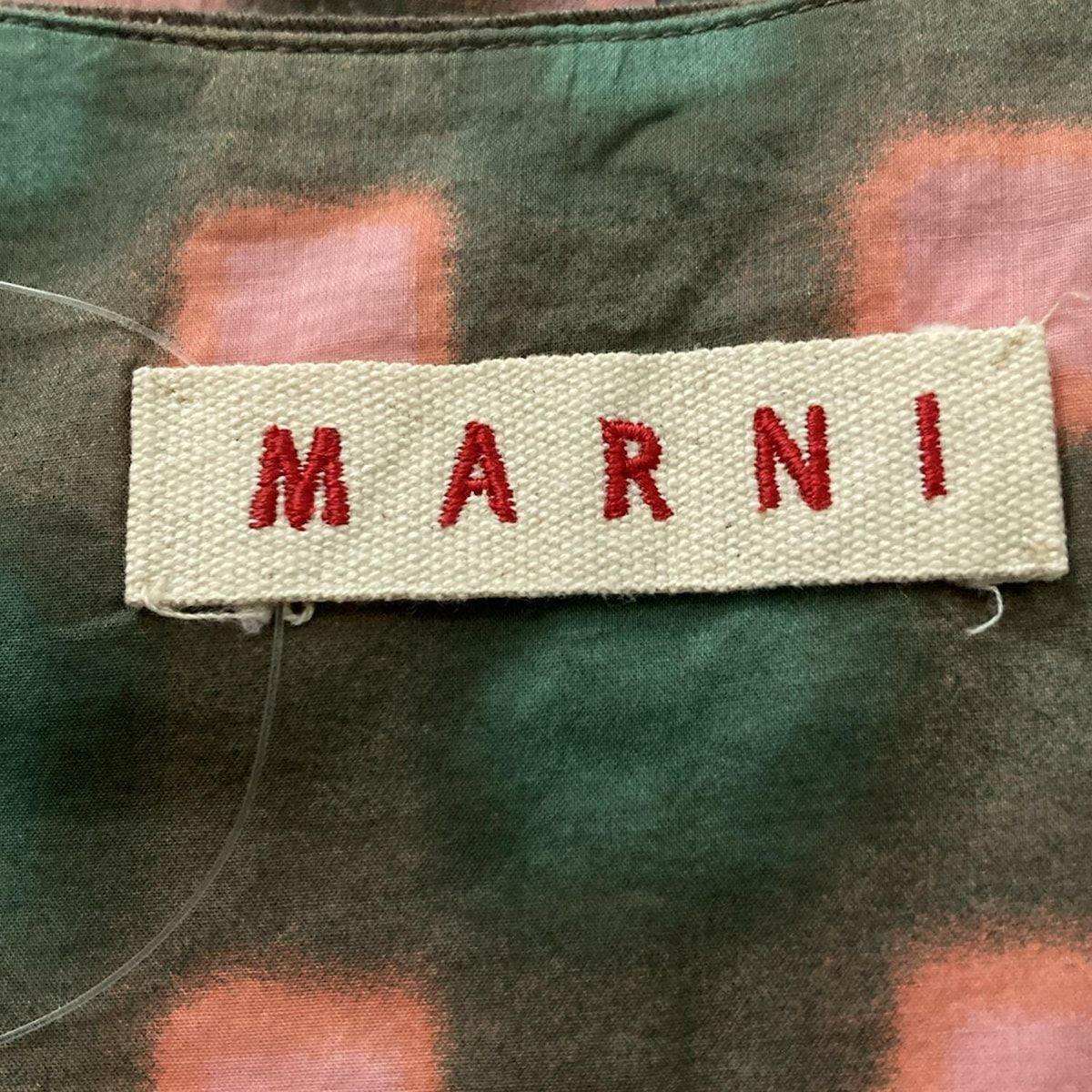 【美品/希少/38】MARNI マルニ　ダッチェスピクセルグレース　スカート MARNI マルニ イタリア製 ミモレ丈 スカート 40 ベージュ レディース