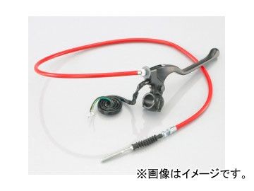 2輪 キタコ Rレバー＆ホルダー＆ケーブルSET ロング/ブラック/ミラーホルダー無し 906-1083120 JAN：4990852906130 ホンダ ゴリラ（FI車含む）