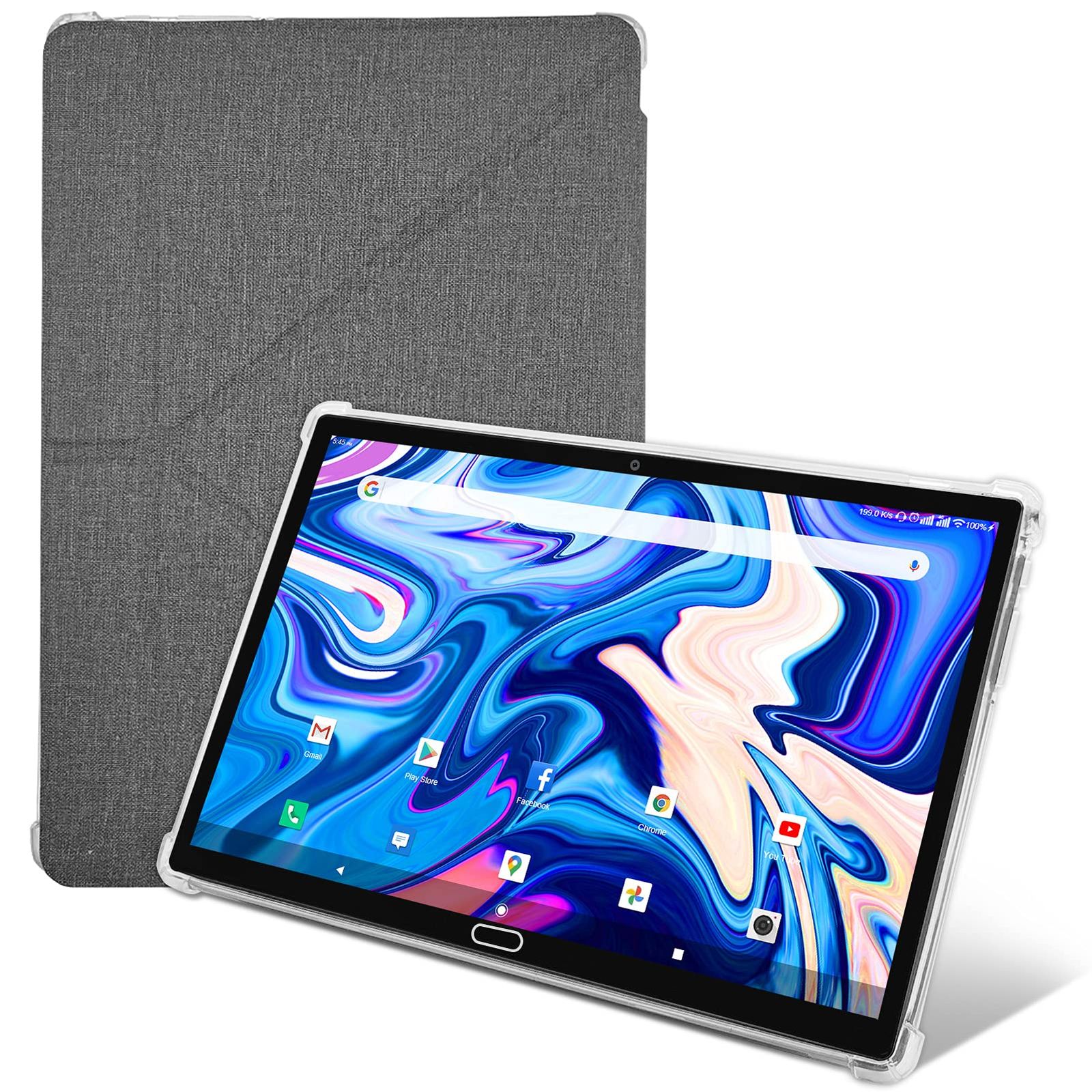フィオナルク116/グラム118リサープロテクティフキースフォード10/10。 1インチタブレット、タブレット10インチドループプロトクティフキース-グレイ 