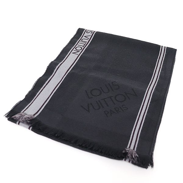 Louis Vuitton グレーマフラー LOUIS VUITTON グレー マフラー