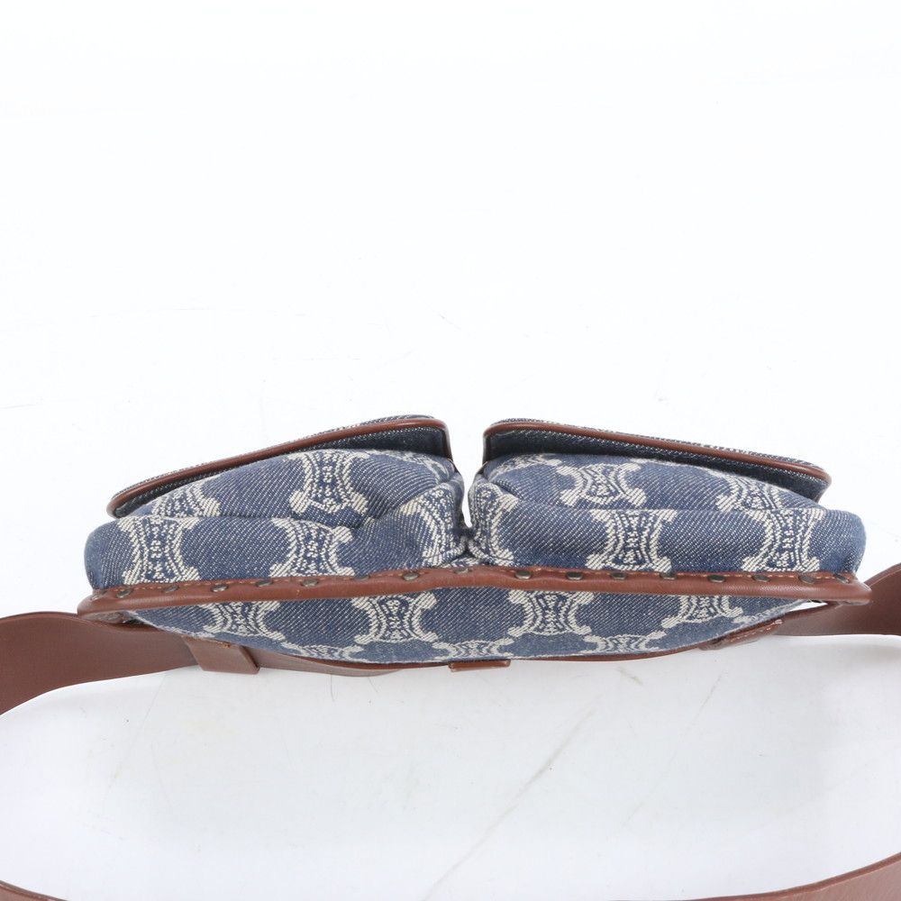 美品✨ セリーヌ デニム ショルダーバッグ パリマカダム レザー 斜め