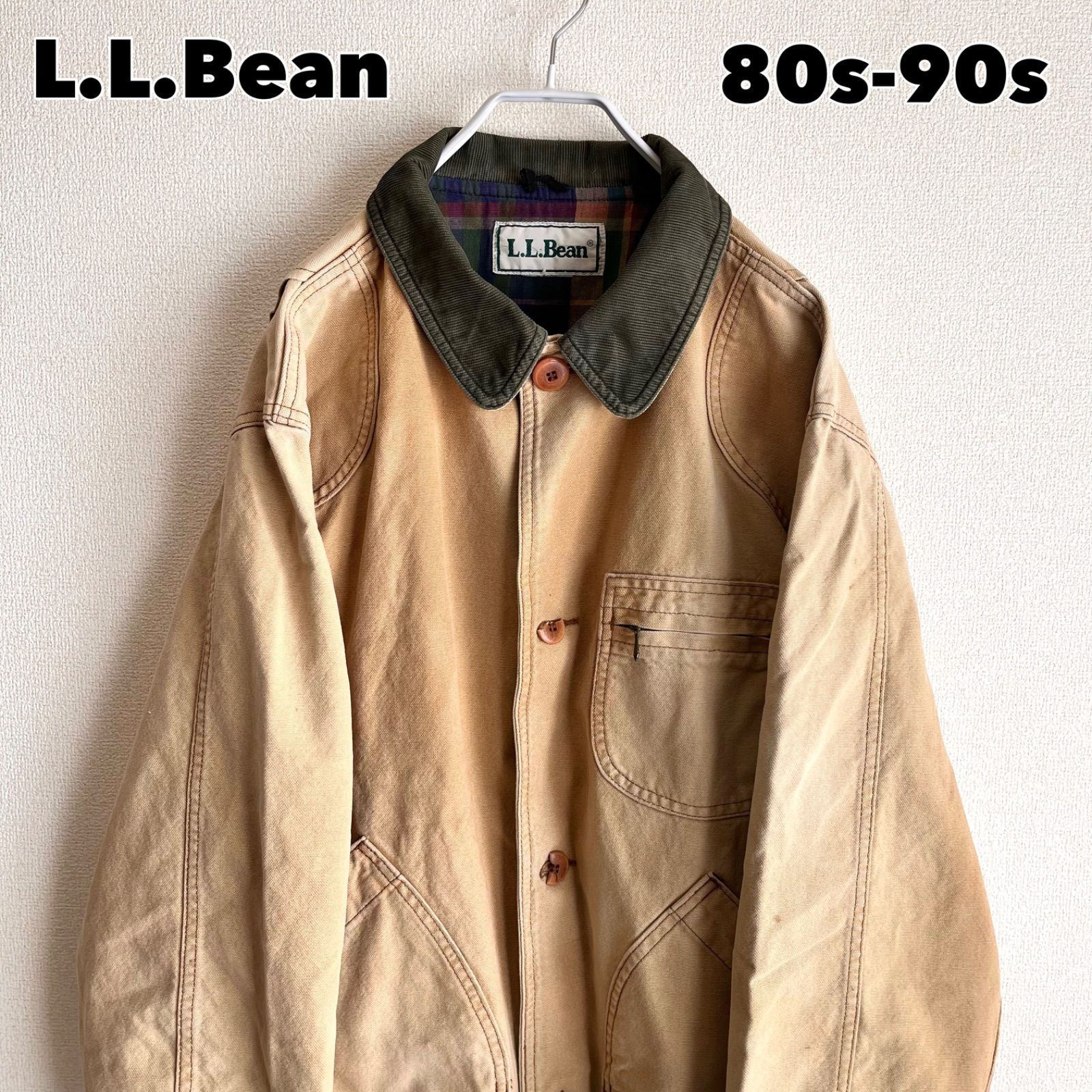 90's LLBean ストライプ カバーオールエルエルビーンパタゴニアUSA製
