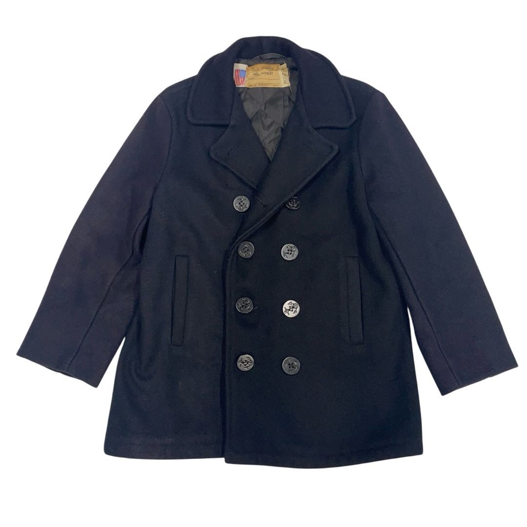 Schott 80-90s ショット ピーコート アメリカ製 ネイビー M相当