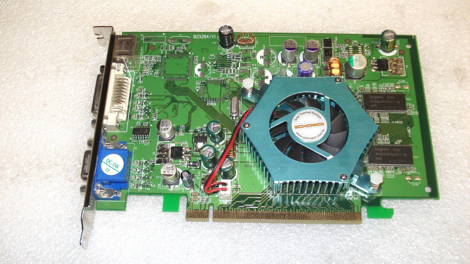 EVGA Gece PX6200TC 64MB 82328A/V1 PCle VGA/DVI-I/S Graphics Video Card