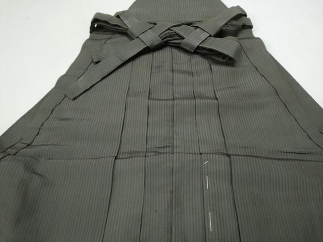 平和屋着物●男性　馬乗り袴　縞　正絹　逸品　DAAR4437tw 平和屋着物○男性 馬乗り袴 縞 正絹 逸品 DAAR4437tw 平和屋着物○男性