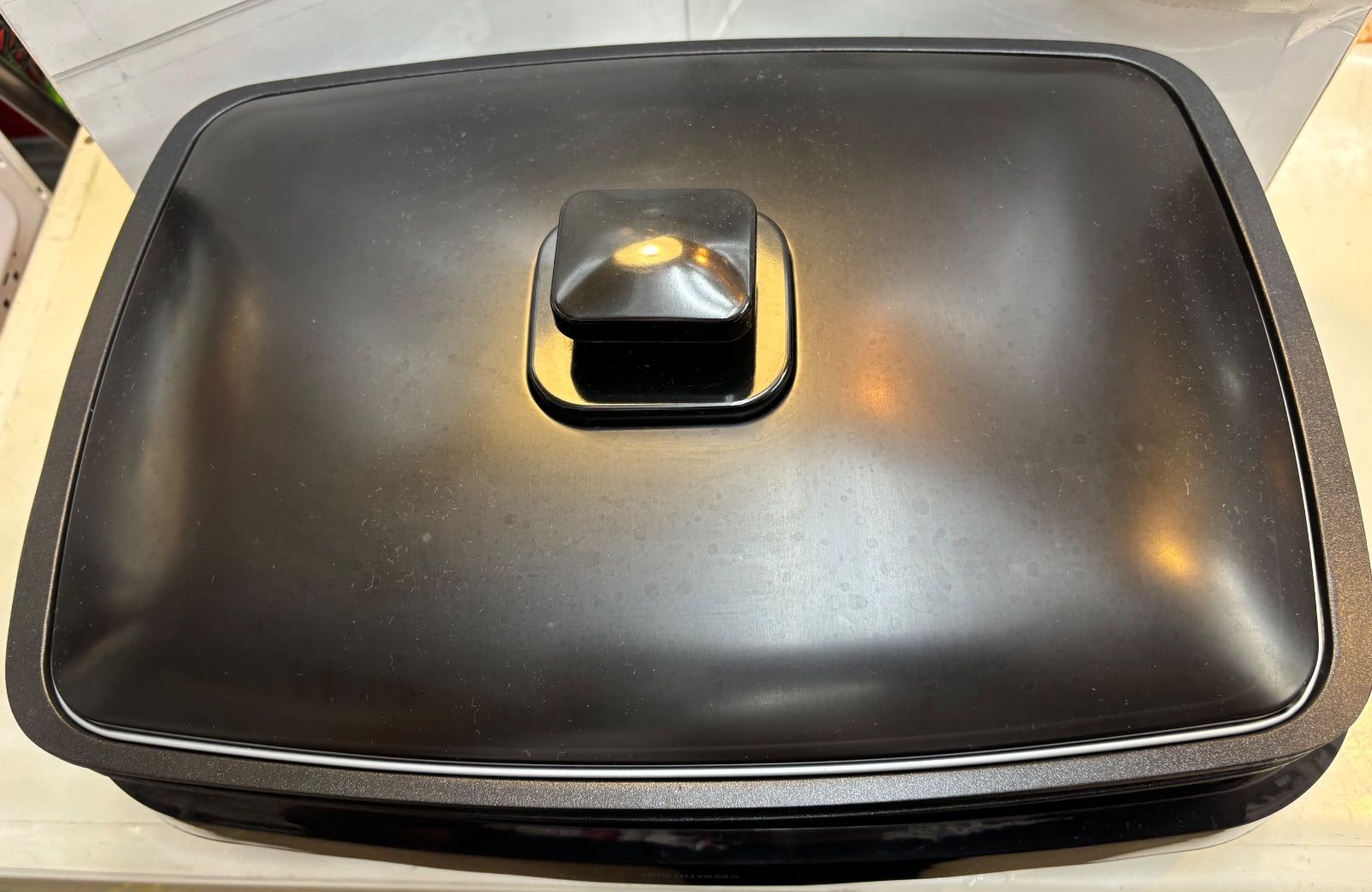 ◆IRIS OHYAMA ホットプレート 煙が出にくい APA-137-B