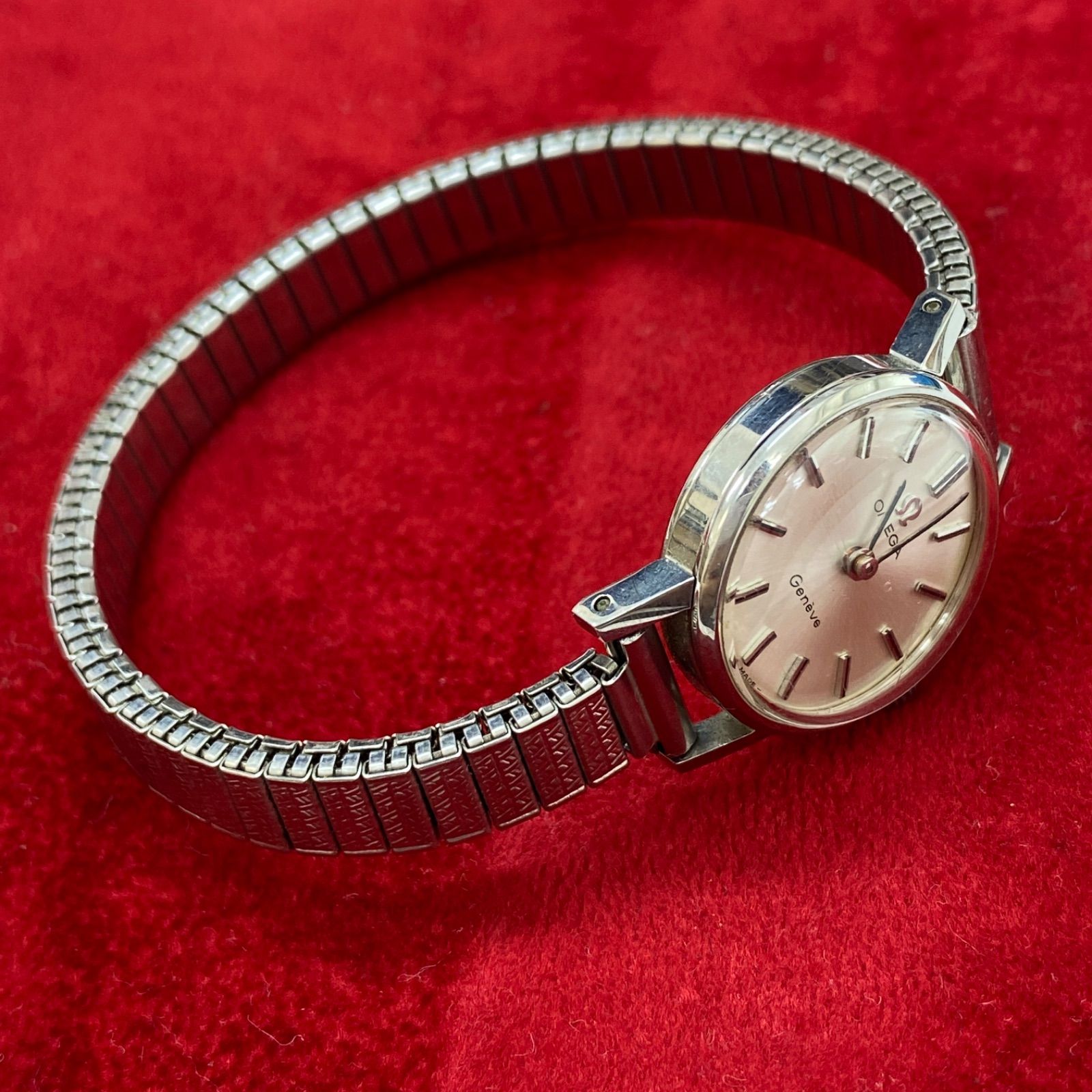 OMEGA オメガ Ω レディース 腕時計 Geneve ジュネーブ シルバー - メルカリ
