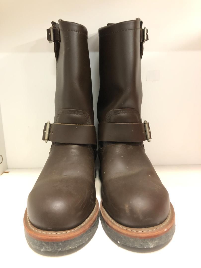 019050 RED WING 2967 エンジニア ブーツ 23.5cm ブラウン 06 09 09年 2009年 レディース MADE IN USA REDWING レッドウィング