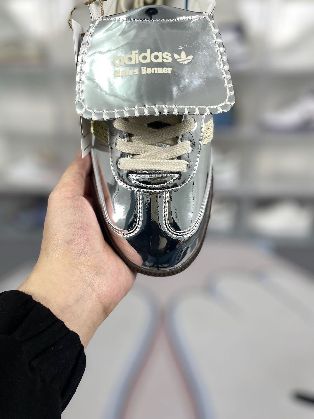 新品未使用 箱付Wales Bonner × adidas Samba Silver アディダス