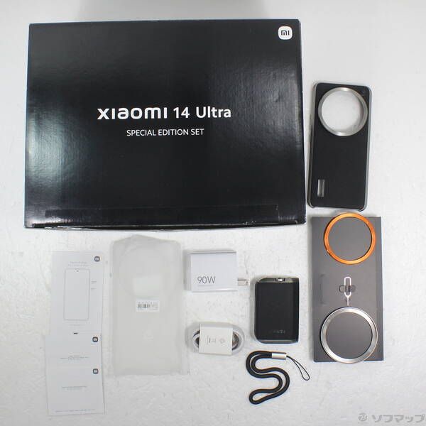 中古品〕 Xiaomi 14 Ultra 512GB ホワイト MZB0HB1JP SIMフリー