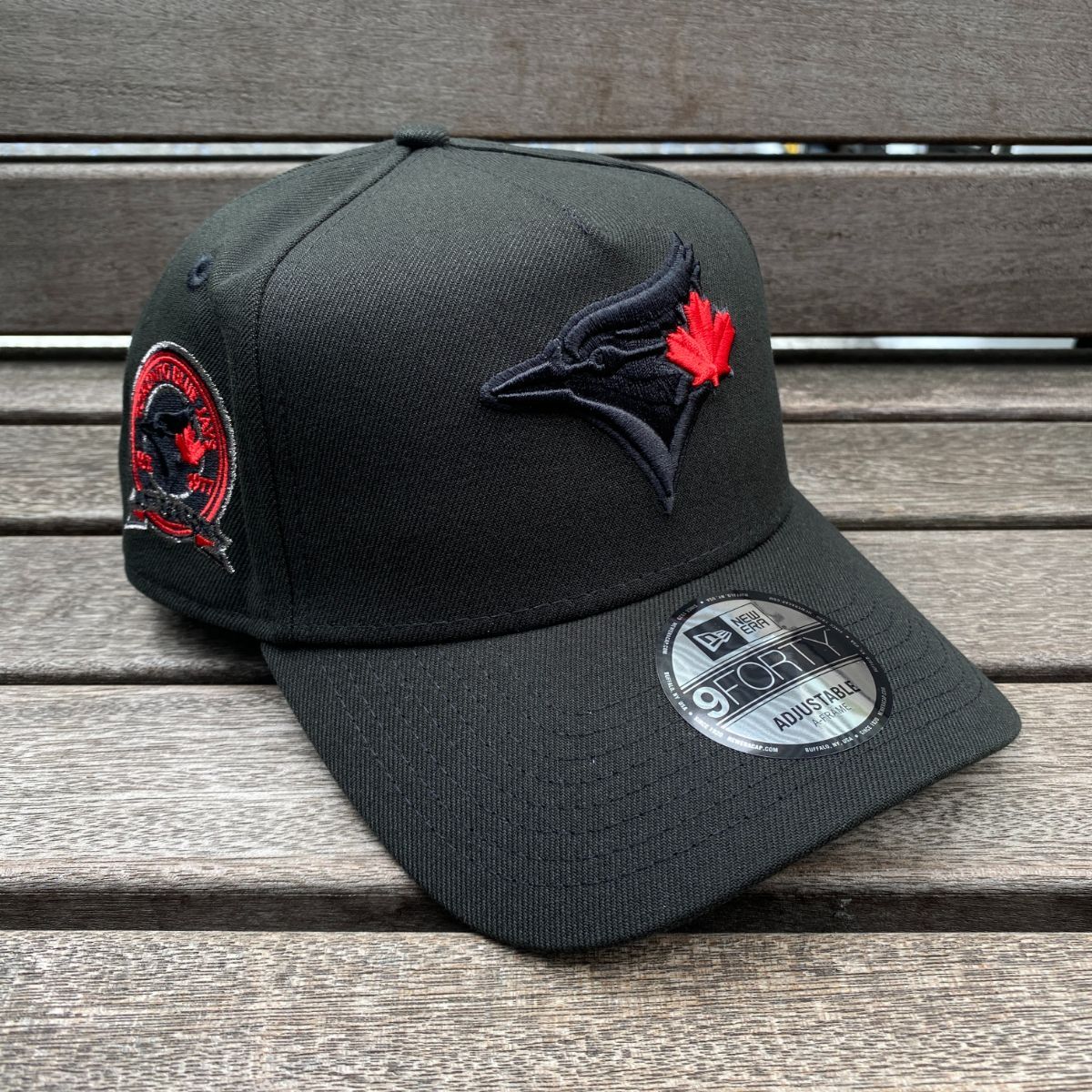 海外限定 Newera ニューエラ 9Forty A-Frame Aフレーム Jays ブルージェイズ 40周年記念 キャップ (940-38)