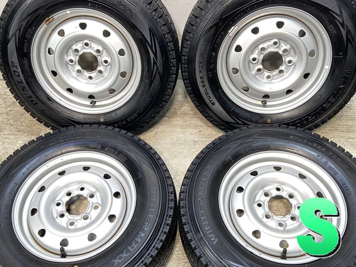 165R13 6PR ダンロップ ウィンターマックス SV01 TOPY V40 13x5.0 100|114.3-4穴 タイヤ スタッドレスタイヤ ホイールセット 4本セット w13250530025