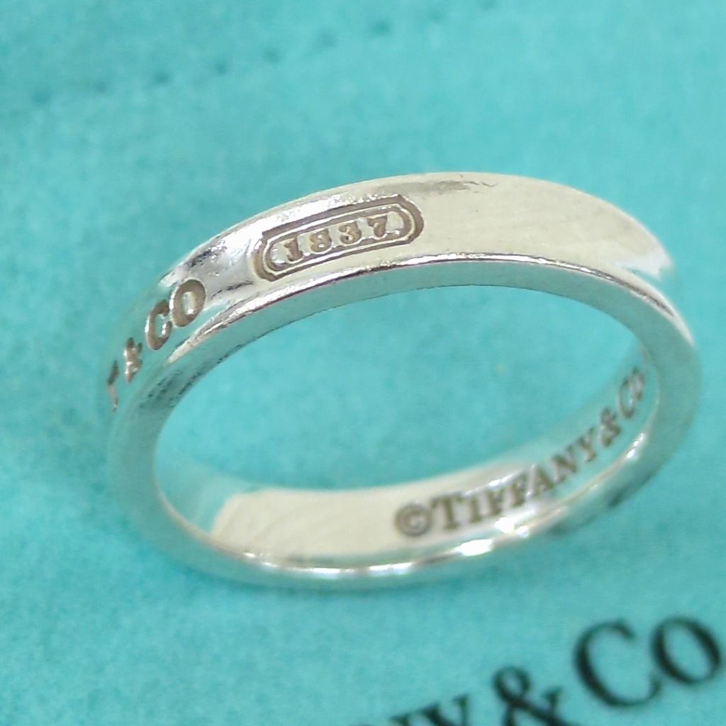【美品】16号 Tiffany ティファニー 1837 ナローリング SV925 TIFFANY ティファニー ナローリング AG925 1837 約16号 - メルカリ
