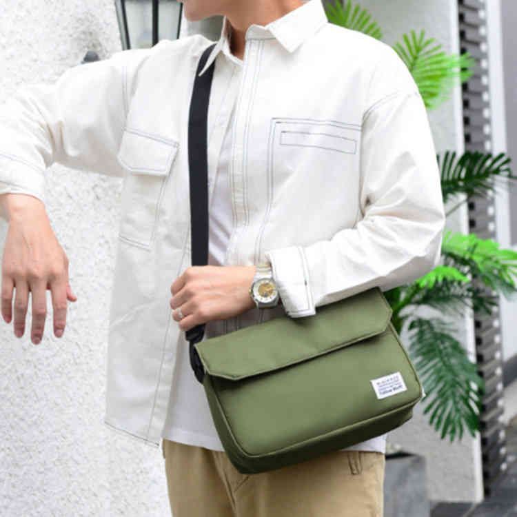 ショルダーバッグ バッグ 斜め掛け キャンバスサコッシュ メンズ サコッシュ 斜めがけ 肩掛け 男女兼用 サコッシュ 無地 お洒落 ユニセックス バッグ 大容量 マグネットボタン カジュアル ディリー sowa6586684 DECORATOM_COM_BR