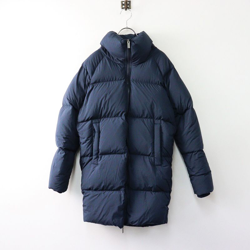 美品 ピレネックス スタンドカラーダウンコート BARROW ダウンジャケット PYRENEX ピレネックス バロー ダウンコート ダウンジャケット ネイビー