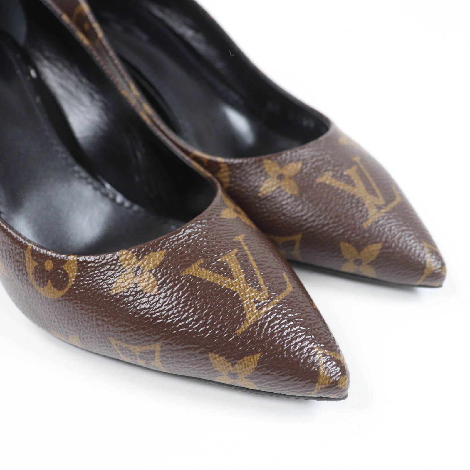 モノグラムキャンバス パテントレザー