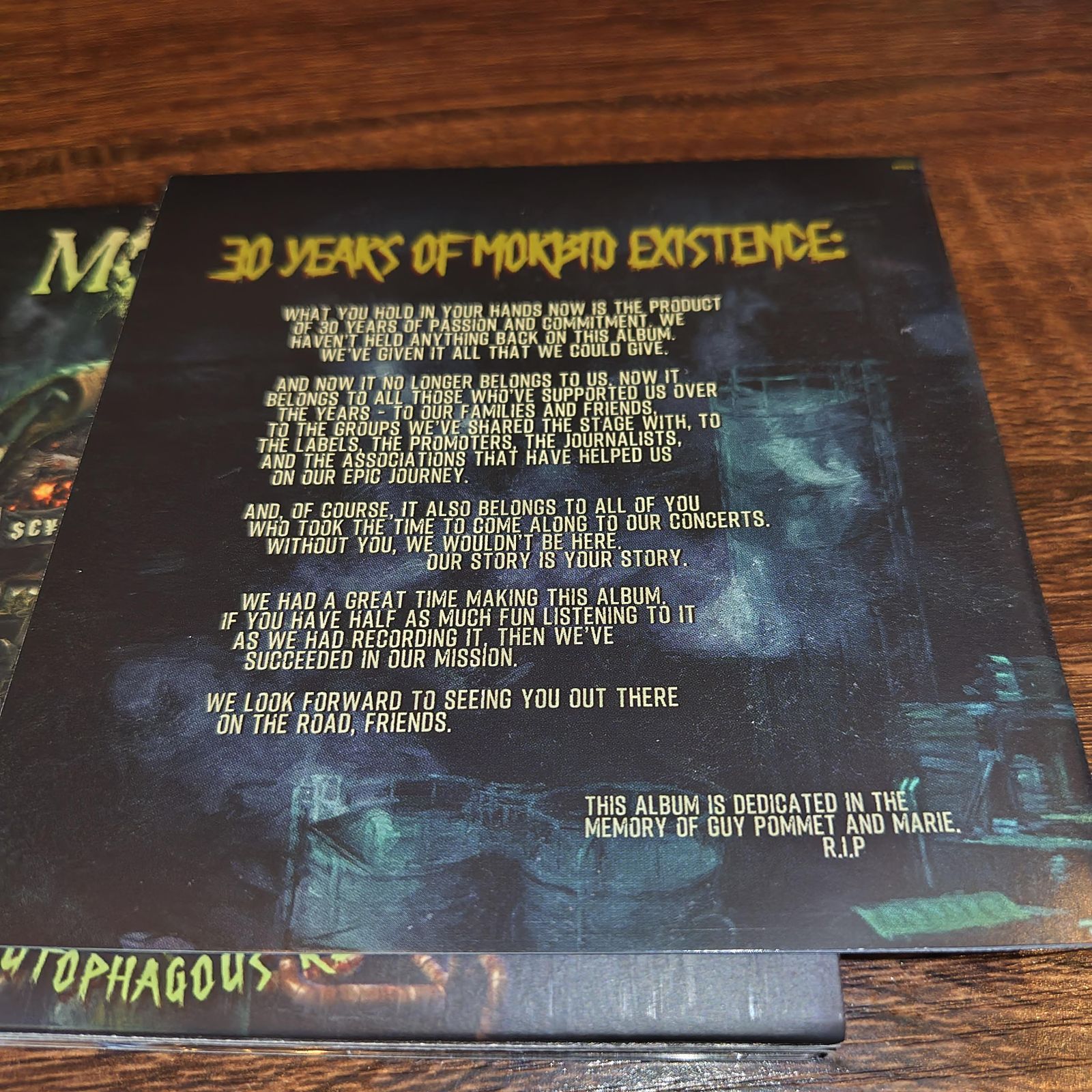 MORTUARY「THE AUTOPHAGOUS REIGN」輸入盤中古CD デスメタル