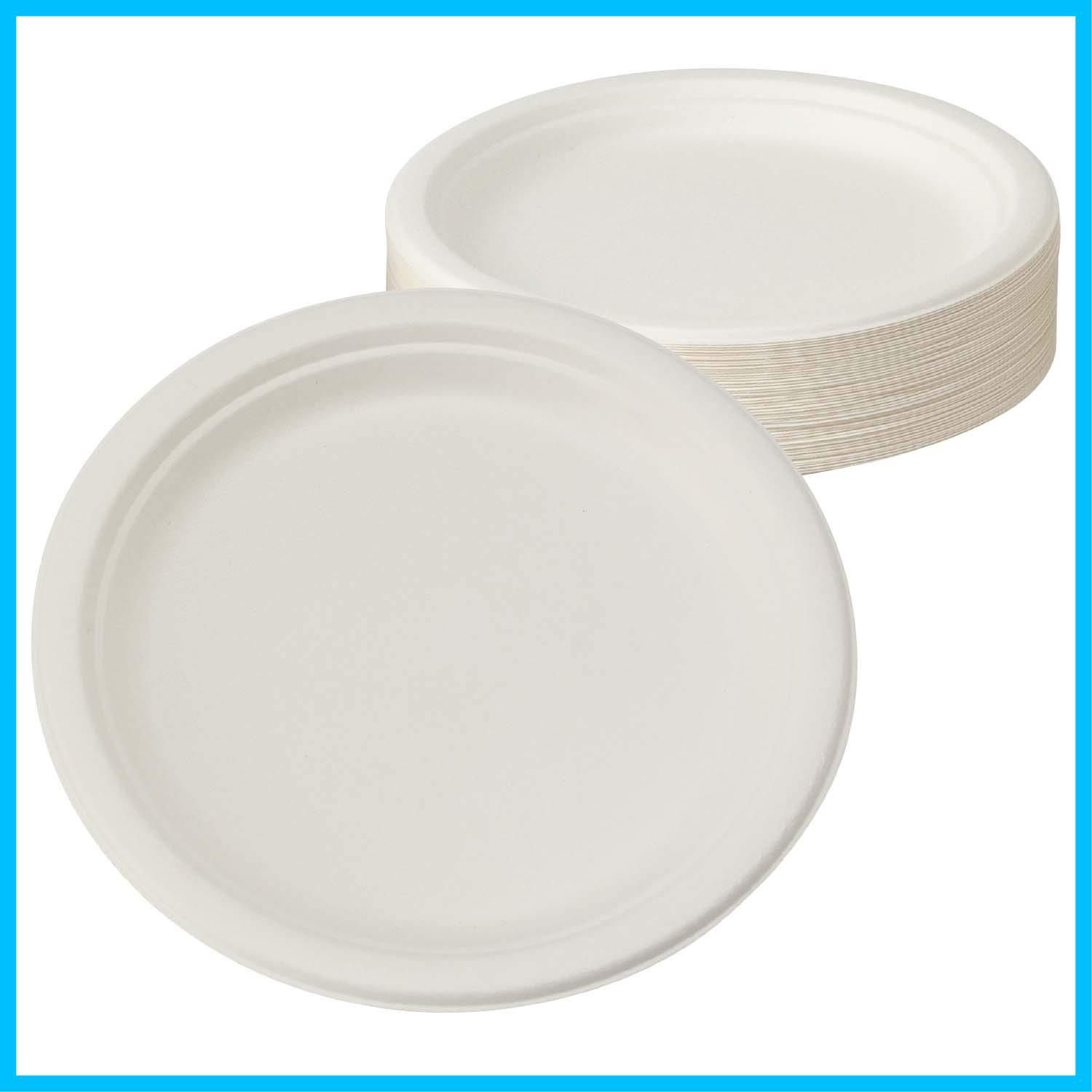 サンナップ さとうきびパルプモールド 23cm 50枚入り 紙皿 防災グッズ 使い捨て 取り皿 アウトドア 安全品質 P2350MLD