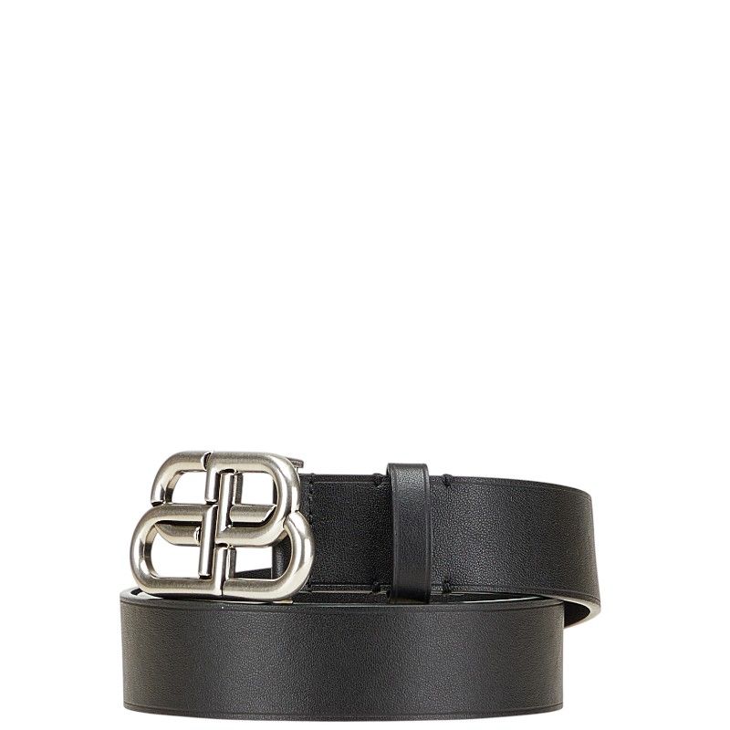 BALENCIAGA ベルト　バックル BBロゴ Balenciaga BB ロゴ レザーベルト メンズ (BALENCIAGA/ベルト