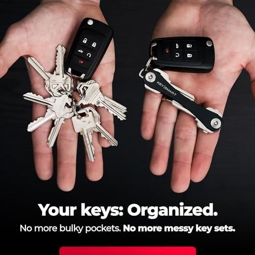 セール中】ブラック KeySmart（キースマート）コンパクト キー