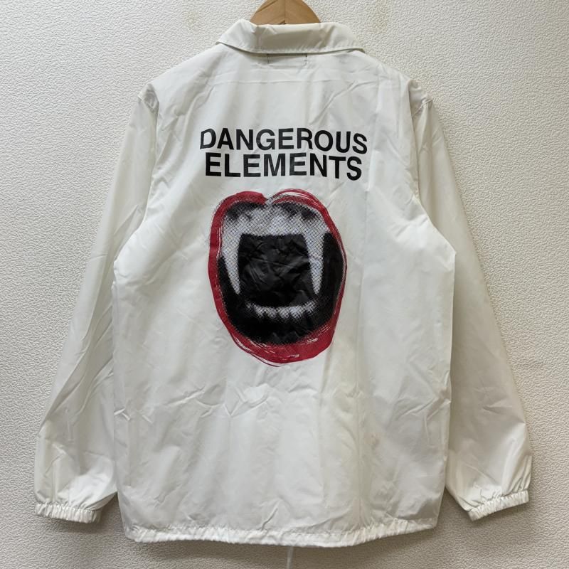 UNDERCOVER アンダーカバー ジャケット 上着 ジャンパー ブルゾン UCP9205 17SS DANGEROUS ELEMENTS ロゴ プリント ナイロン コーチ
