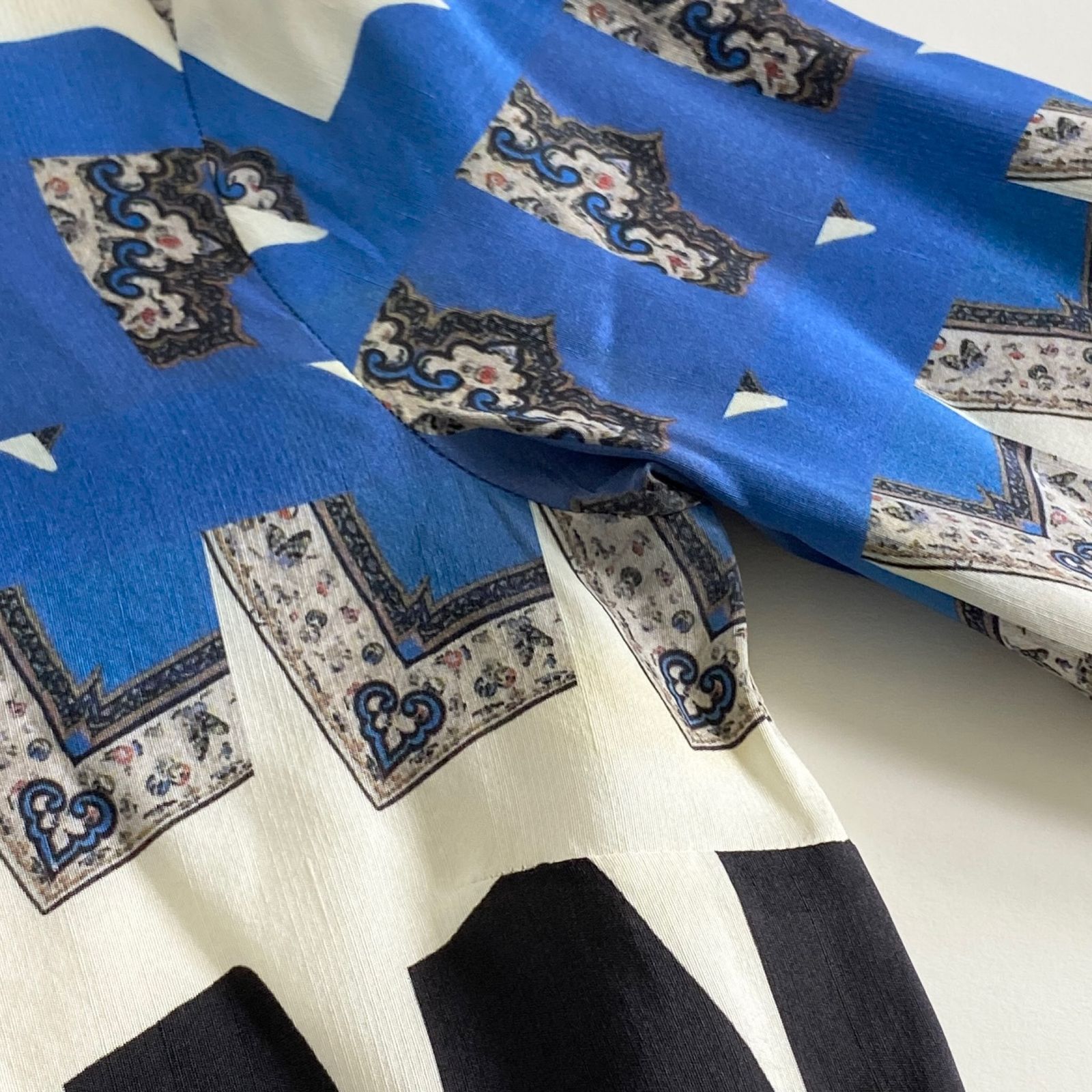DRIES VAN NOTEN 17SS Tシャツ コットンシルク DRIES VAN NOTEN ドリスヴァンノッテン 22SS 総柄 シルク
