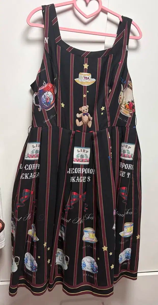 リフ ー テディ Tシャツ 連隊 ジャンパースカート XL