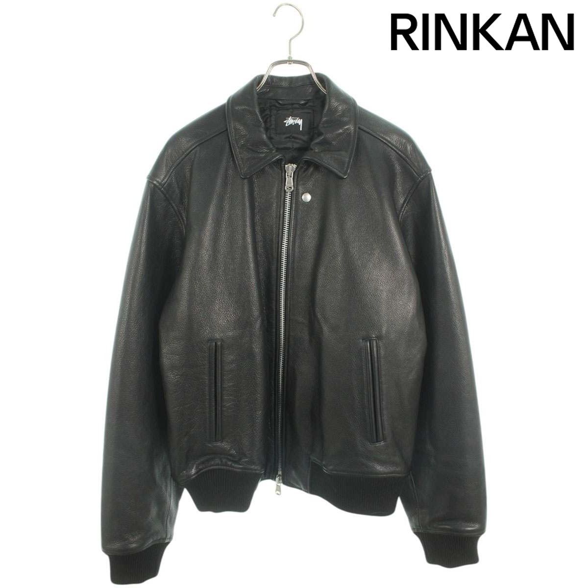 ステューシー 24AW LEATHER FLIGHT JACKET フライトレザージャケット 
